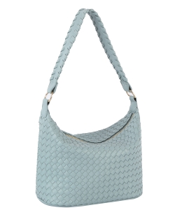 Fashion Woven Hobo Shoulder Bag DXE-0192 DENIM BLUE